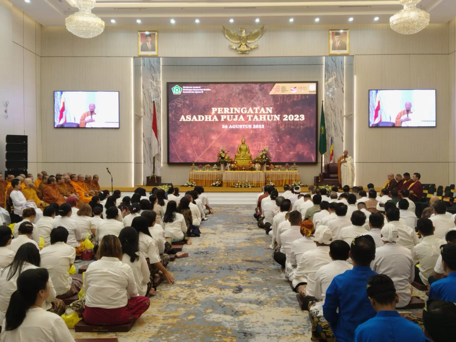 Peringatan Asadha, Dirjen Ajak Umat Buddha Taat Jaga Ibadah Puja