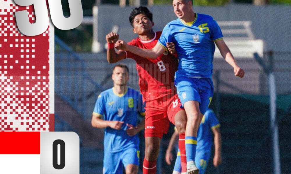 Hasil Indonesia U-20 Vs Ukraina Berakhir 0-3