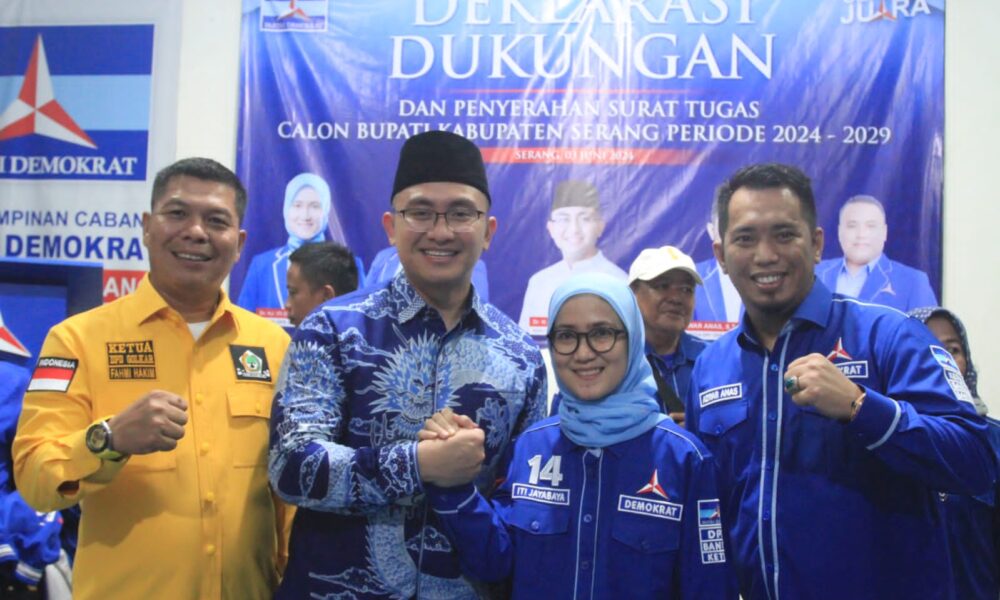 Pilkada Kabupaten Serang, Partai Demokrat Dukung Andika Hazrumy