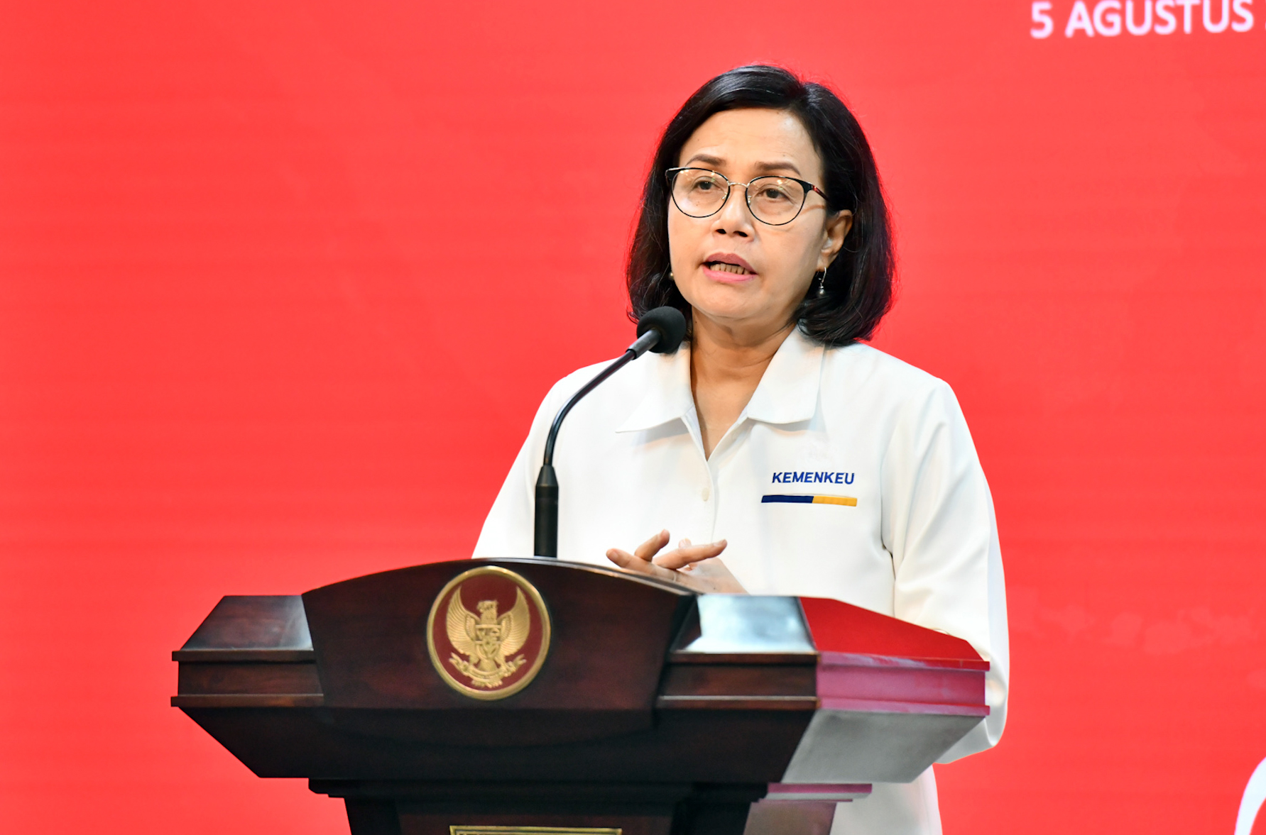 Menteri Keuangan (Menkeu) Sri Mulyani