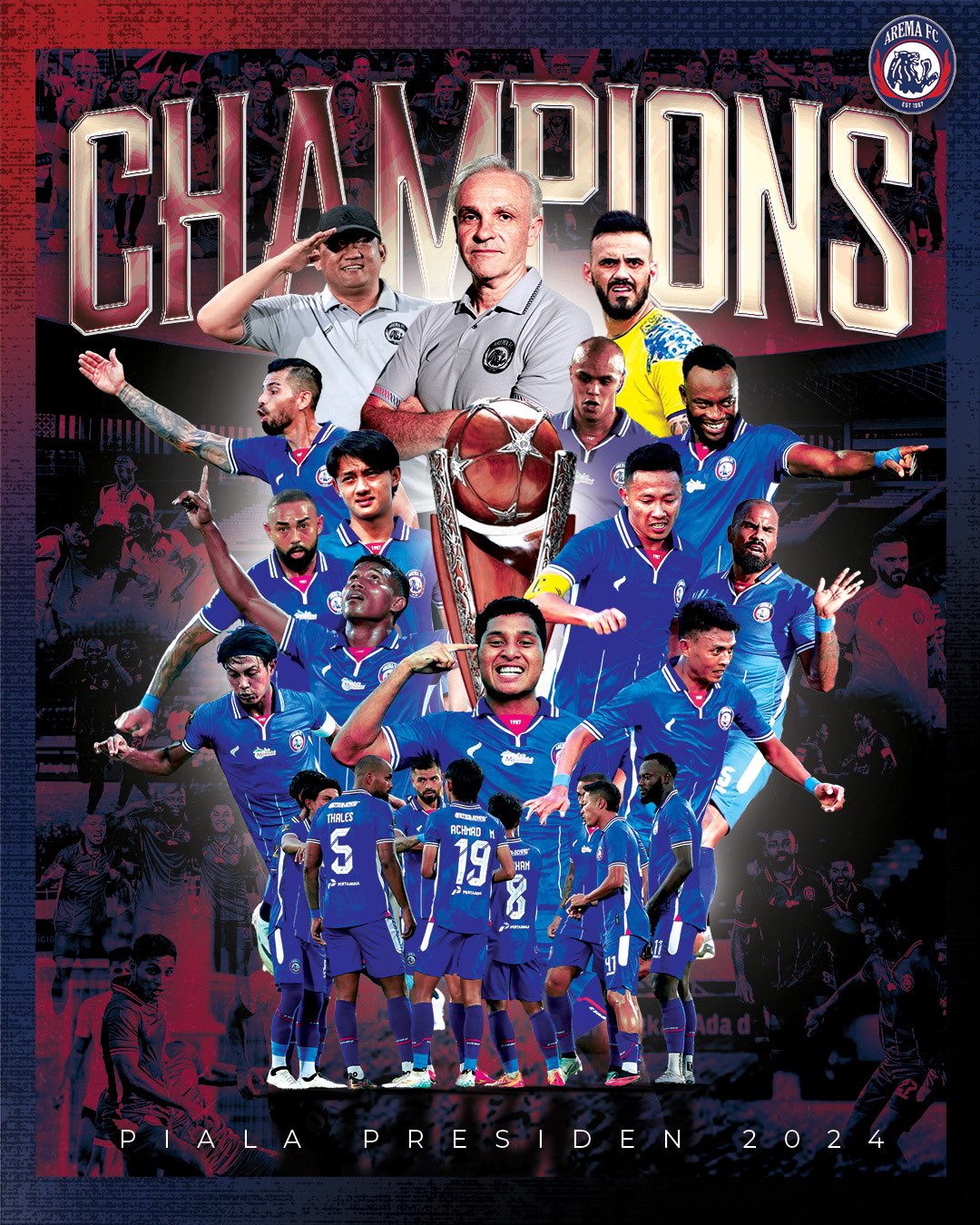 Arema FC Juara Piala Presiden 2024