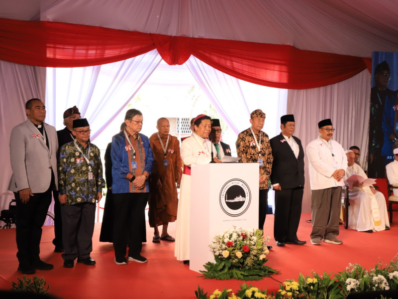 Bertemu Paus Frasiskus, Tokoh Lintas Agama Bacakan Deklarasi Istiqlal