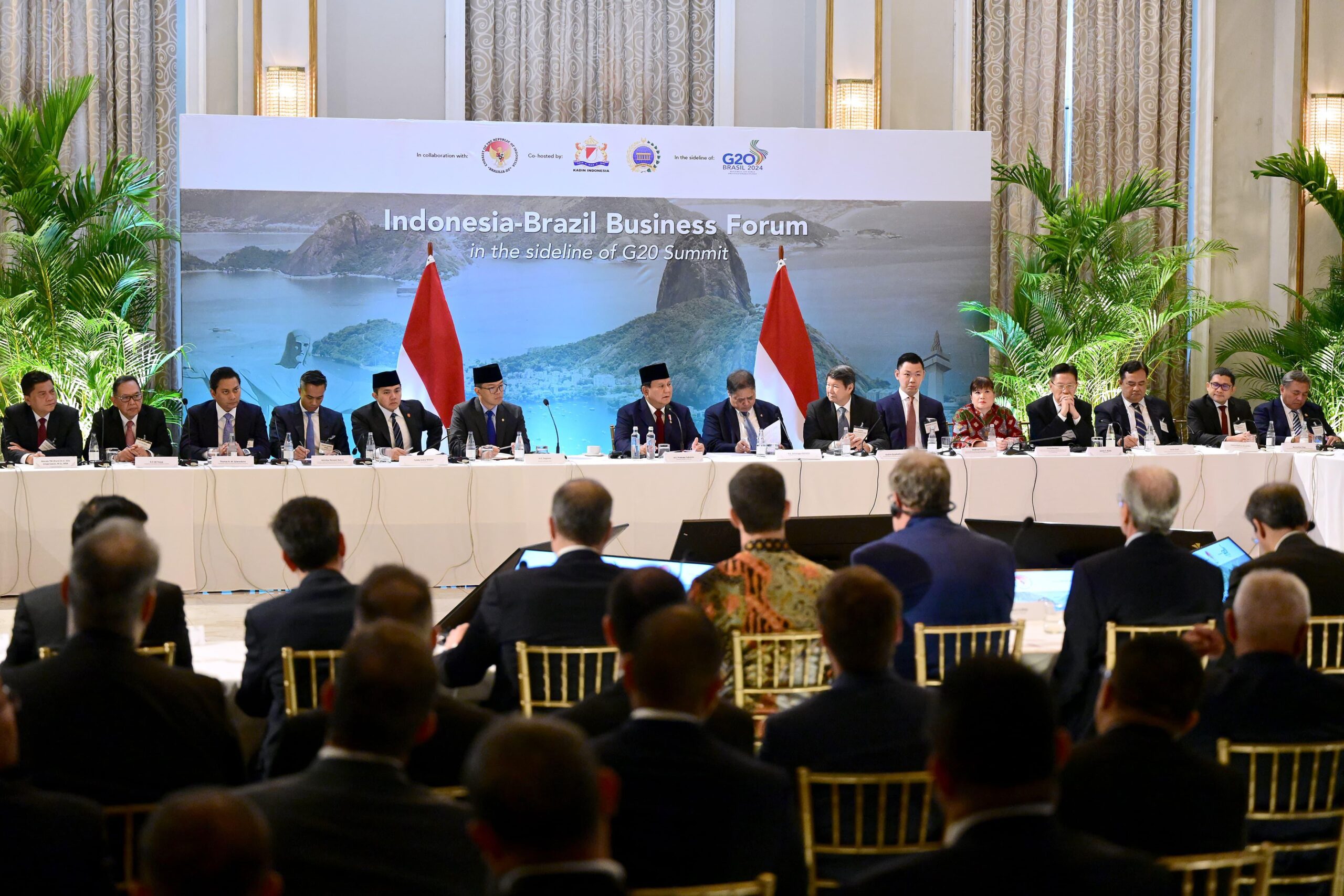 Hadiri Indonesia-Brazil Business Forum, Presiden Prabowo Subianto Dorong Sinergi Ekonomi Dua Negara