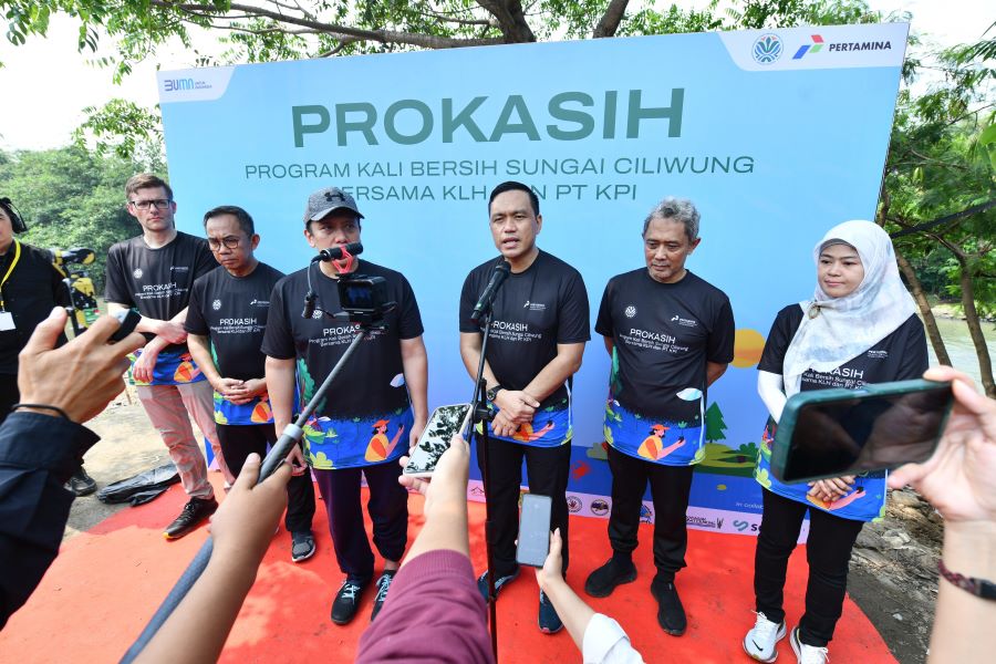 Pertamina Bersama Kementerian Lingkungan Hidup Dukung Program Kali Bersih Sungai Ciliwung