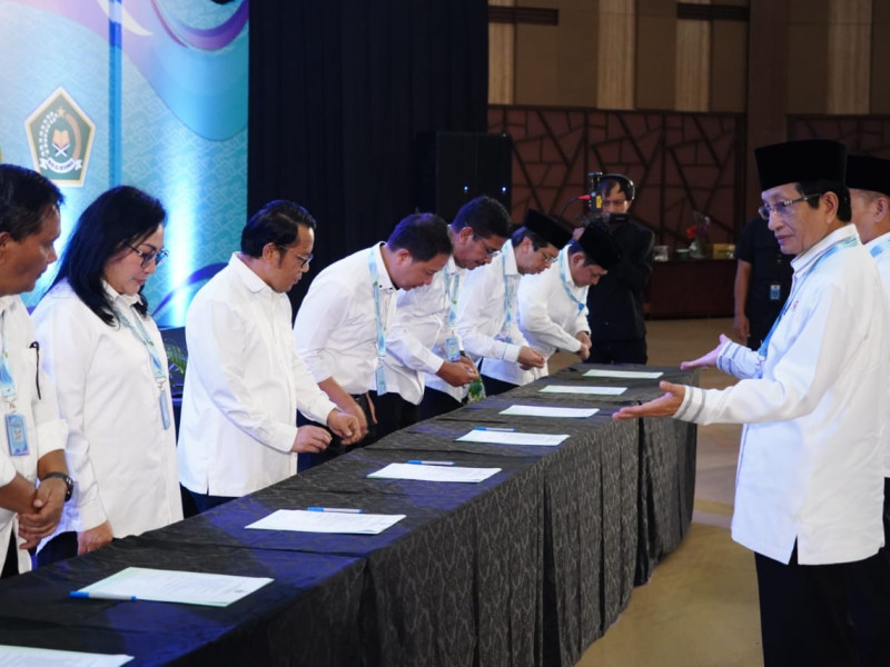 Rakernas, Pimpinan Kemenag Tegaskan Komitmen Lebih Melayani Umat