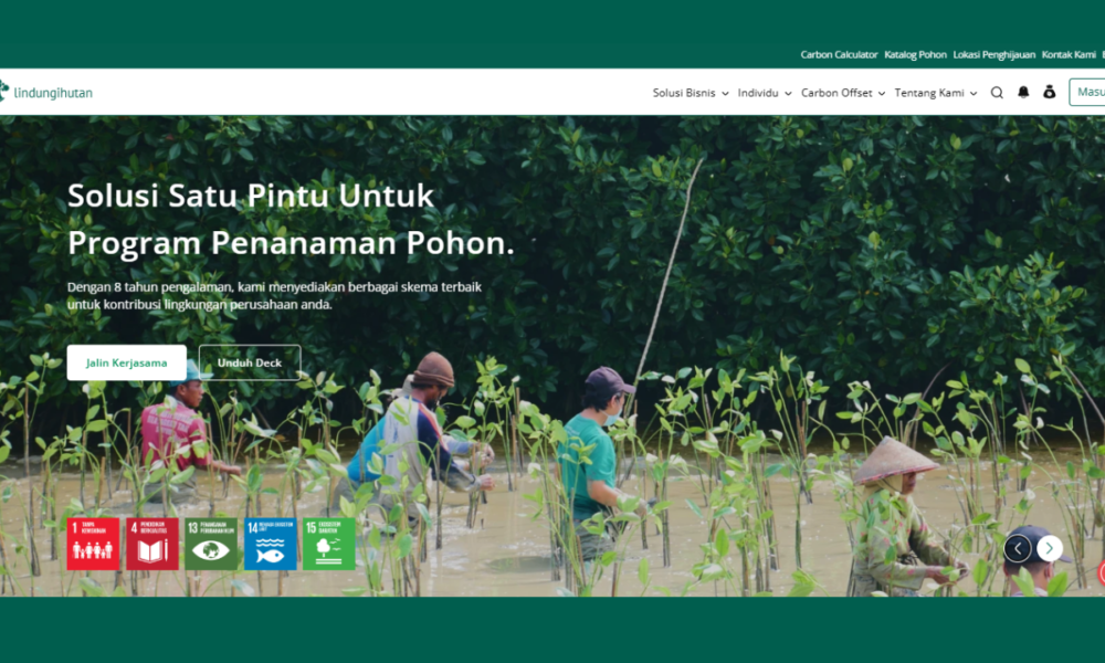 Intip Tampilan Baru Homepage LindungiHutan