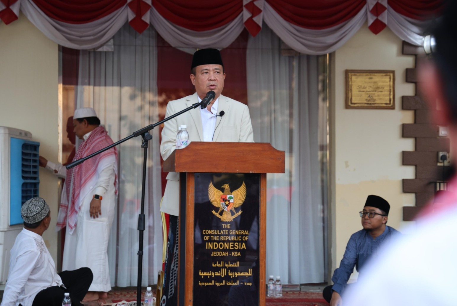 KJRI Jeddah Rayakan Idulfitri 1446 H Bersama Timnas U-17 dan Warga Indonesia di Arab Saudi