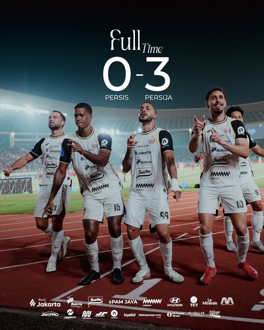 Hasil Persis Solo Vs Persija Jakarta, Skor Akhir 0-3