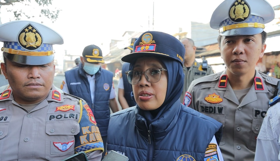 Kepala Bidang Lalu Lintas Dishub Kota Tangsel Martha Lena