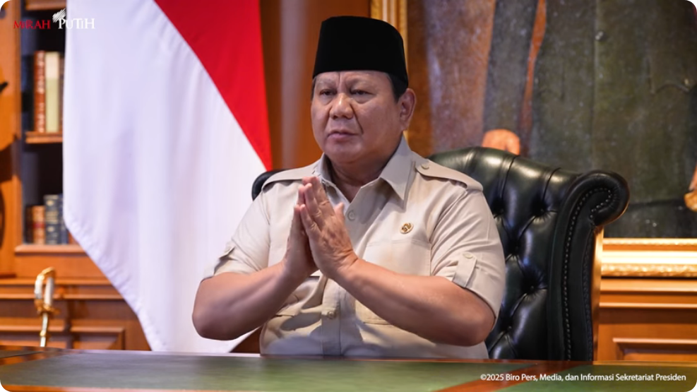 Tanggapi Demo, Presiden Prabowo Subianto Imbau Masyarakat Waspada Terhadap Pihak-Pihak yang Ingin Menimbulkan Kerusuhan