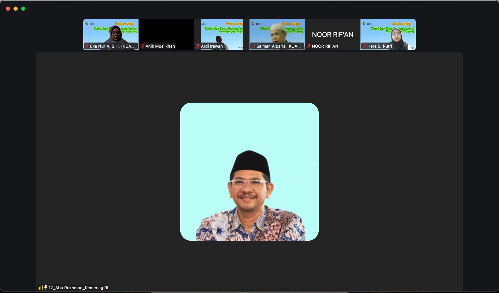 Zikir dan Doa Kebangsaan, Kemenag Ajak Penyuluh Agama Bantu Warga lewat Aksi Nyata